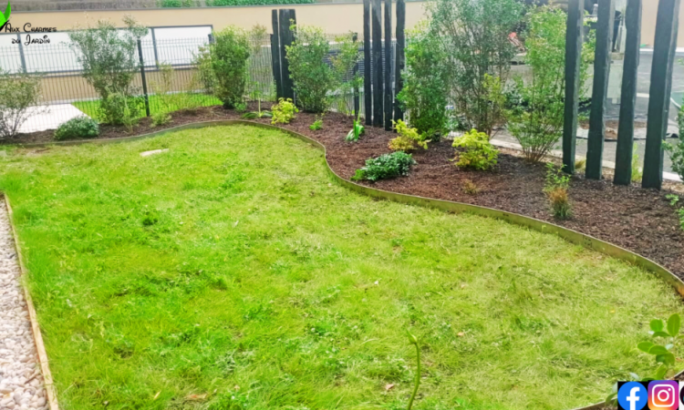 L'Entreprise Aux Charmes du Jardin vous propose l'aménagement d'un jardin par la réalisation d'un massif à Chazey d'Azergues 